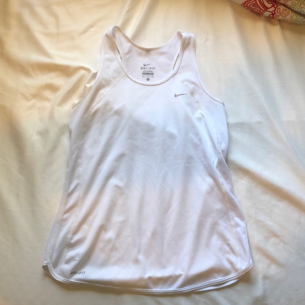 White Nike tennis shirt